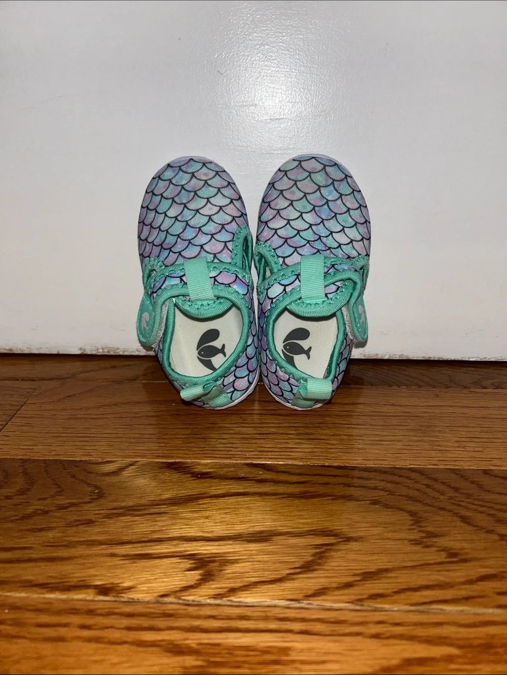 Toddler Mermaid Scale Aqua Slip-On Water Shoes